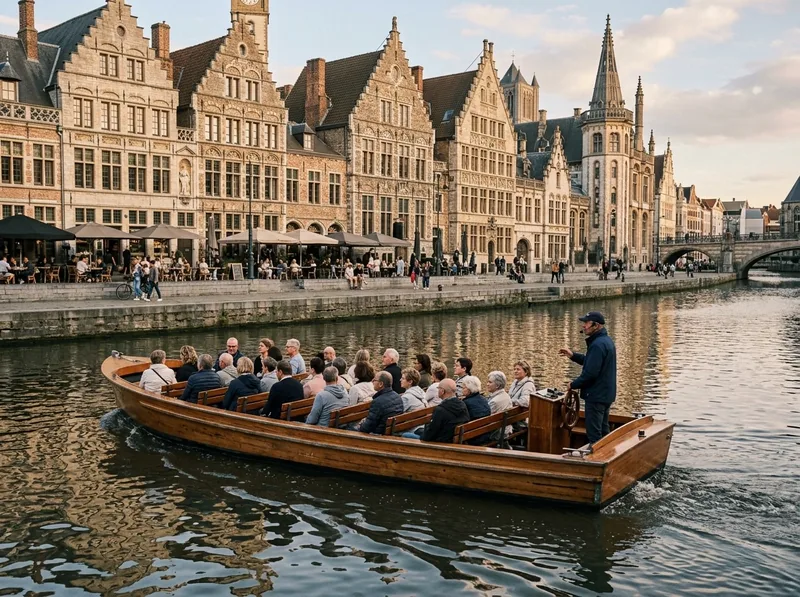Ghent: 50-Minute Medieval Center Guided Boat Trip