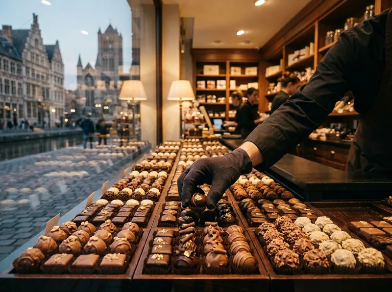 Ghent: Belgian Chocolate Walking Tour with Tastings